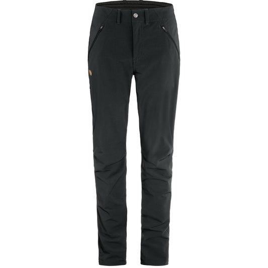 FJÄLLRÄVEN ABISKO TRAIL STRETCH TROUSERS W - BLACK