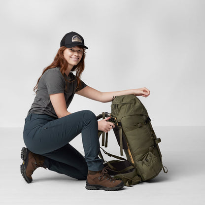 FJÄLLRÄVEN ABISKO TRAIL STRETCH TROUSERS W - BLACK