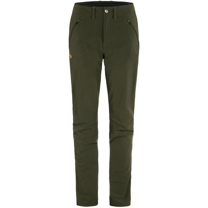 FJÄLLRÄVEN ABISKO TRAIL STRETCH TROUSERS W - DEEP FOREST