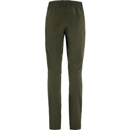 FJÄLLRÄVEN ABISKO TRAIL STRETCH TROUSERS W - DEEP FOREST