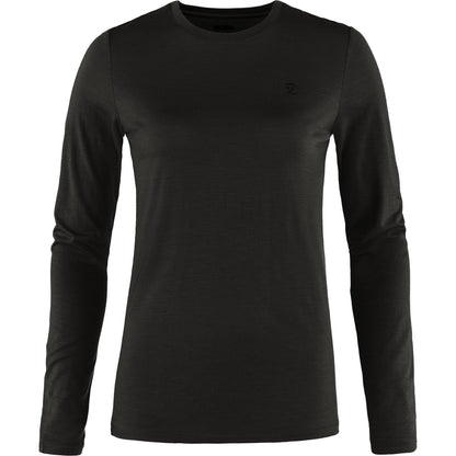 FJALLRAVEN ABISKO LOGO WOOL LS W