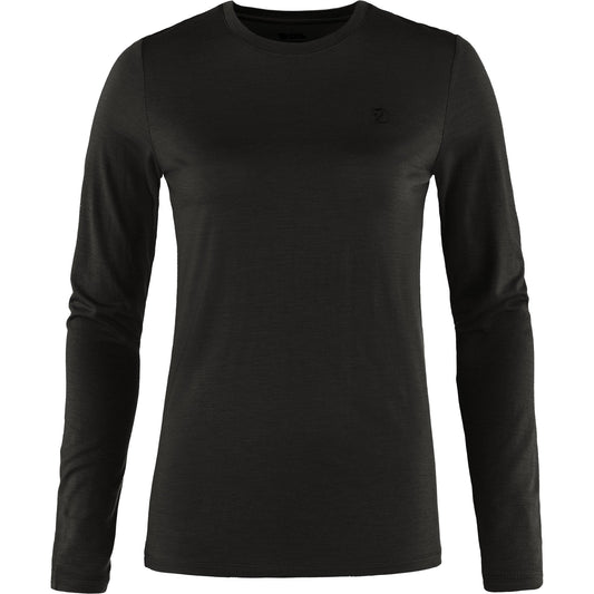 FJALLRAVEN ABISKO LOGO WOOL LS W
