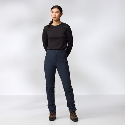 FJALLRAVEN ABISKO LOGO WOOL LS W