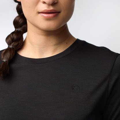 FJALLRAVEN ABISKO LOGO WOOL LS W