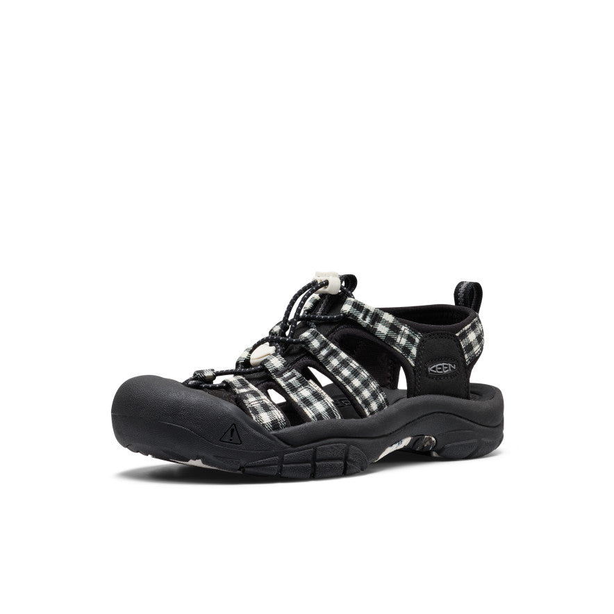 KEEN WOMEN'S NEWPORT RETRO - BLACK/GINGHAM