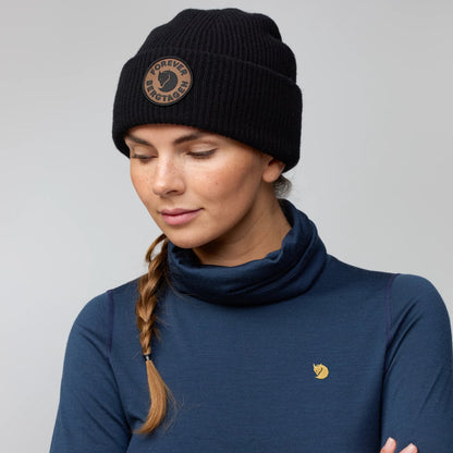 FJÄLLRÄVEN BERGTAGEN FOREVER WOOL BEANIE - DARK NAVY