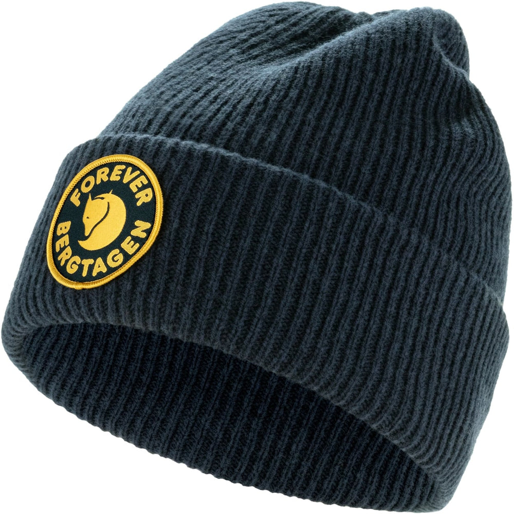 FJÄLLRÄVEN BERGTAGEN FOREVER WOOL BEANIE - DARK NAVY