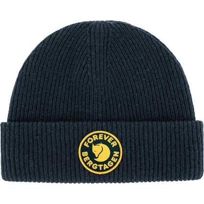 FJÄLLRÄVEN BERGTAGEN FOREVER WOOL BEANIE - DARK NAVY