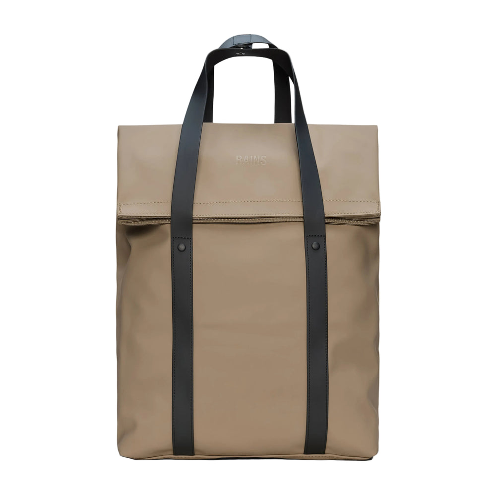 RAINS 2 WAY TOTE BACKPACK W3 BEIGE