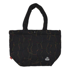 CHUMS BOOBY STITCH TOTE BAG - BLACK X RAINBOW