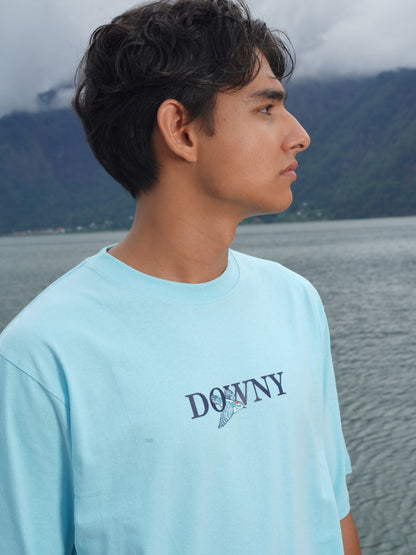 ALLMARCH DOWNY TSHIRT LIGHT BLUE