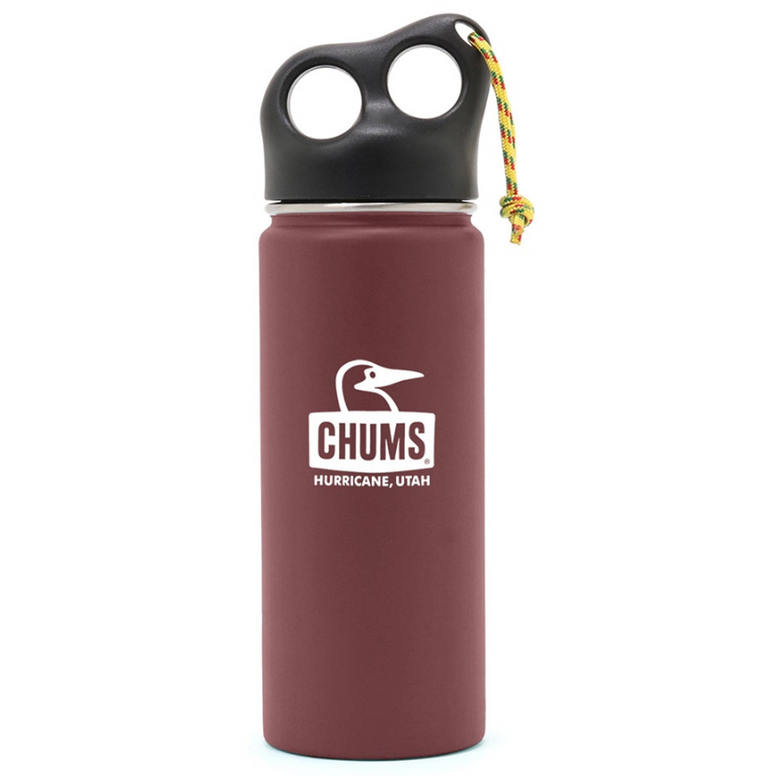 CHUMS CAMPER STAINLESS BOTTLE 500 - BURGUNDY