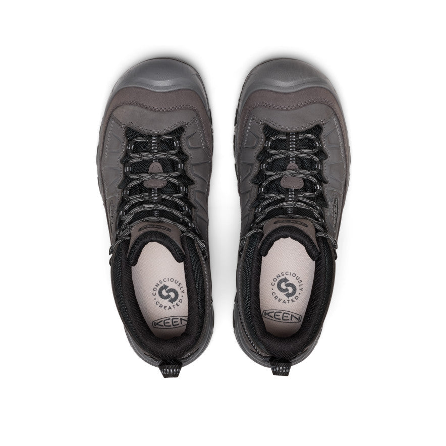 KEEN MEN'S TARGHEE IV MID WP - MAGNET/BLACK