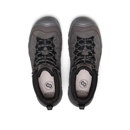 KEEN MEN'S TARGHEE IV MID WP - MAGNET/BLACK