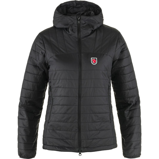 FJÄLLRÄVEN EXPEDITION X-LATT HOODIE W - BLACK