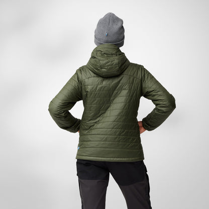 FJÄLLRÄVEN EXPEDITION X-LATT HOODIE W - BLACK
