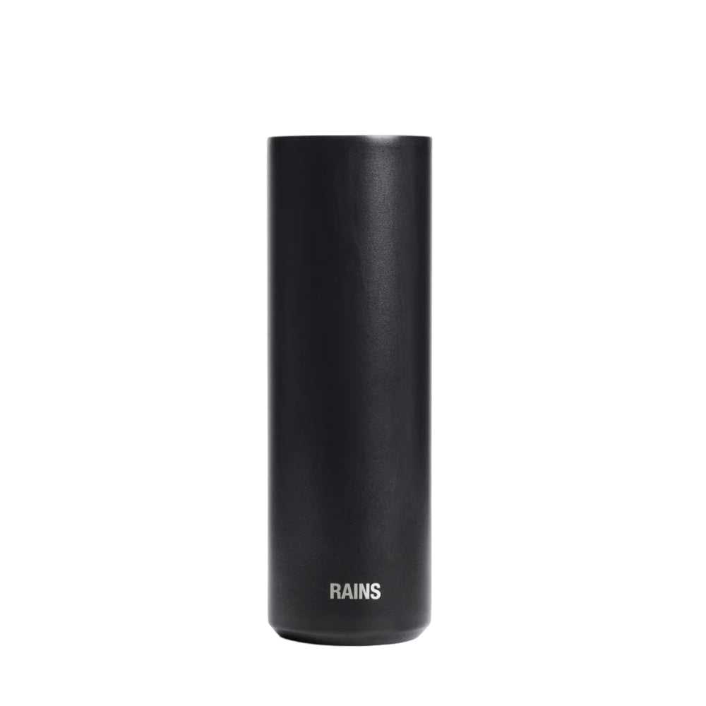 RAINS INSULATED FLASK 500ML BLACK
