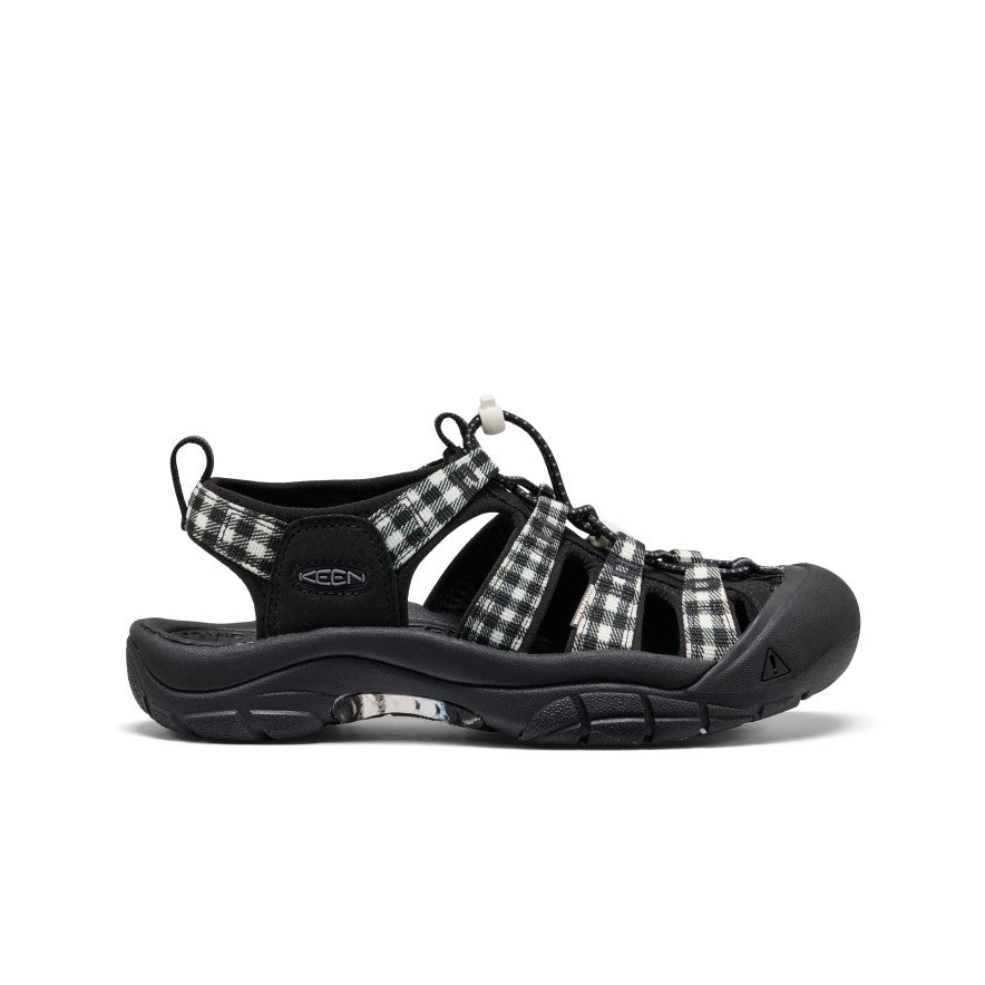 KEEN WOMEN'S NEWPORT RETRO - BLACK/GINGHAM