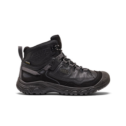 KEEN MEN'S TARGHEE IV MID WP - TUMBLED BLACK