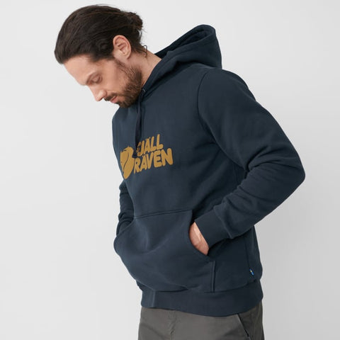 FJALLRAVEN LOGO HOODIE M