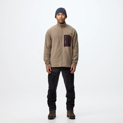 FJÄLLRÄVEN KAIPAK FLEECE - SUEDE BROWN-BLACK OAK