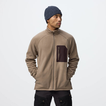 FJÄLLRÄVEN KAIPAK FLEECE - SUEDE BROWN-BLACK OAK