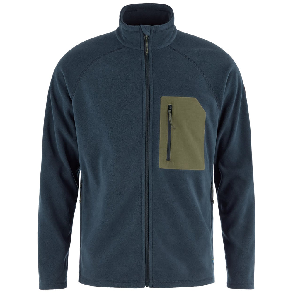 FJÄLLRÄVEN KAIPAK FLEECE - DARK NAVY-LAUREL GREEN