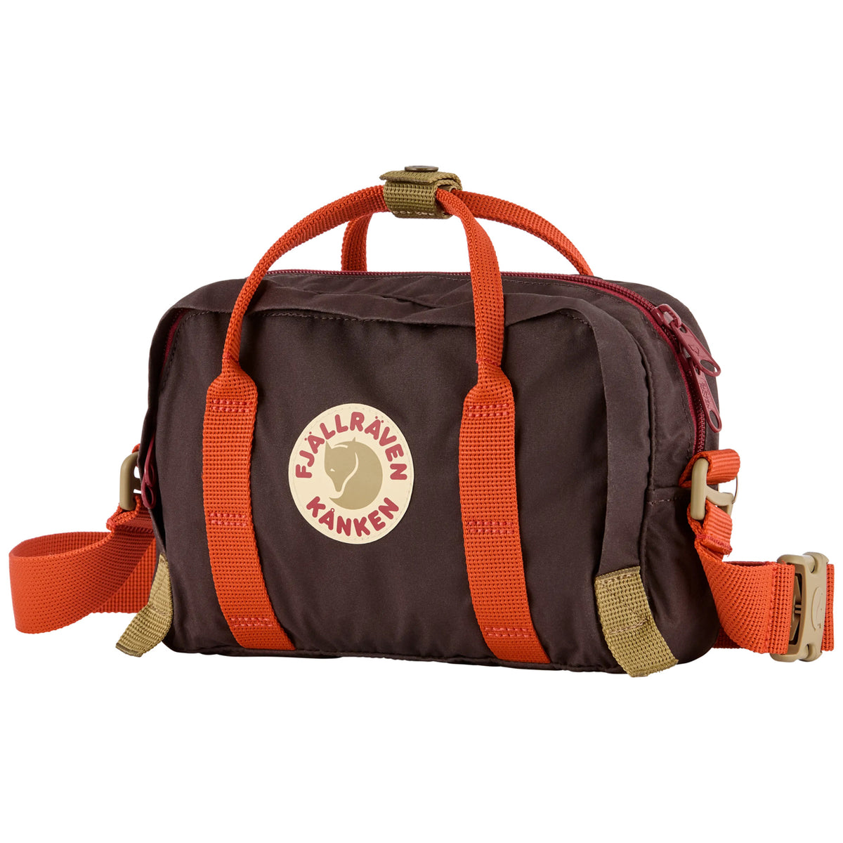 FJÄLLRÄVEN KÅNKEN KONCEPT CROSSBODY - BLACK OAK-ROWAN RED