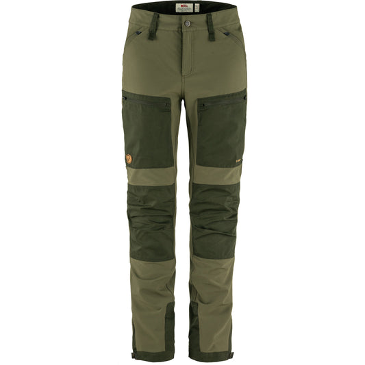 FJÄLLRÄVEN KEB AGILE TROUSERS W -  LAUREL GREEN-DEEP FOREST