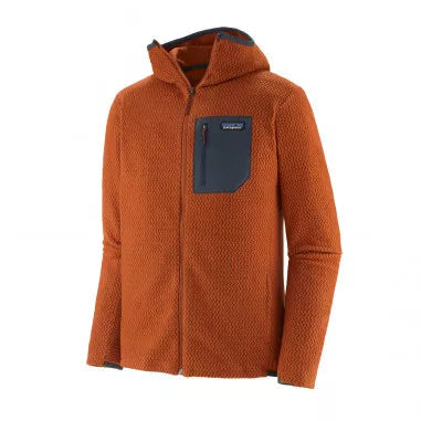 PATAGONIA M'S R1 AIR JKT - COAL ORANGE