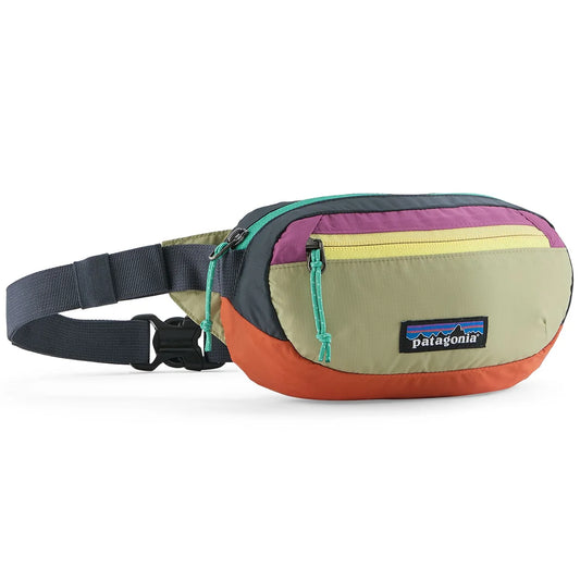 PATAGONIA TERRAVIA MINI HIP PACK - PATCHWORK: GUMTREE GREEN