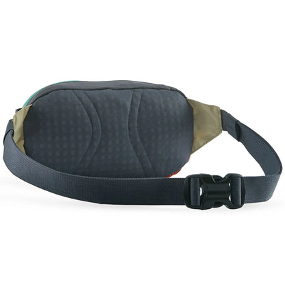 PATAGONIA TERRAVIA MINI HIP PACK - PATCHWORK: GUMTREE GREEN