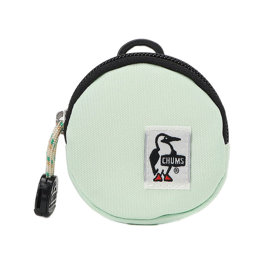 CHUMS RECYCLE ROUND COIN CASE - PASTEL GREEN
