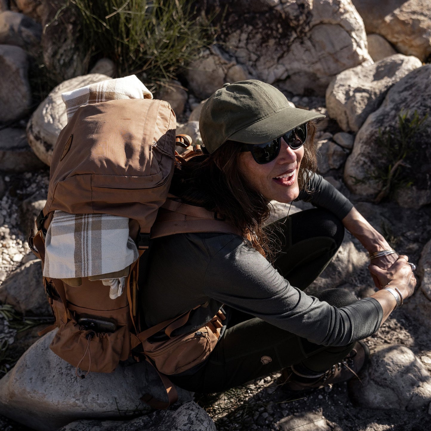 FJALLRAVEN ABISKO LOGO WOOL LS W