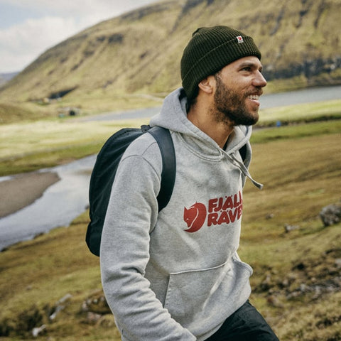 FJALLRAVEN LOGO HOODIE M