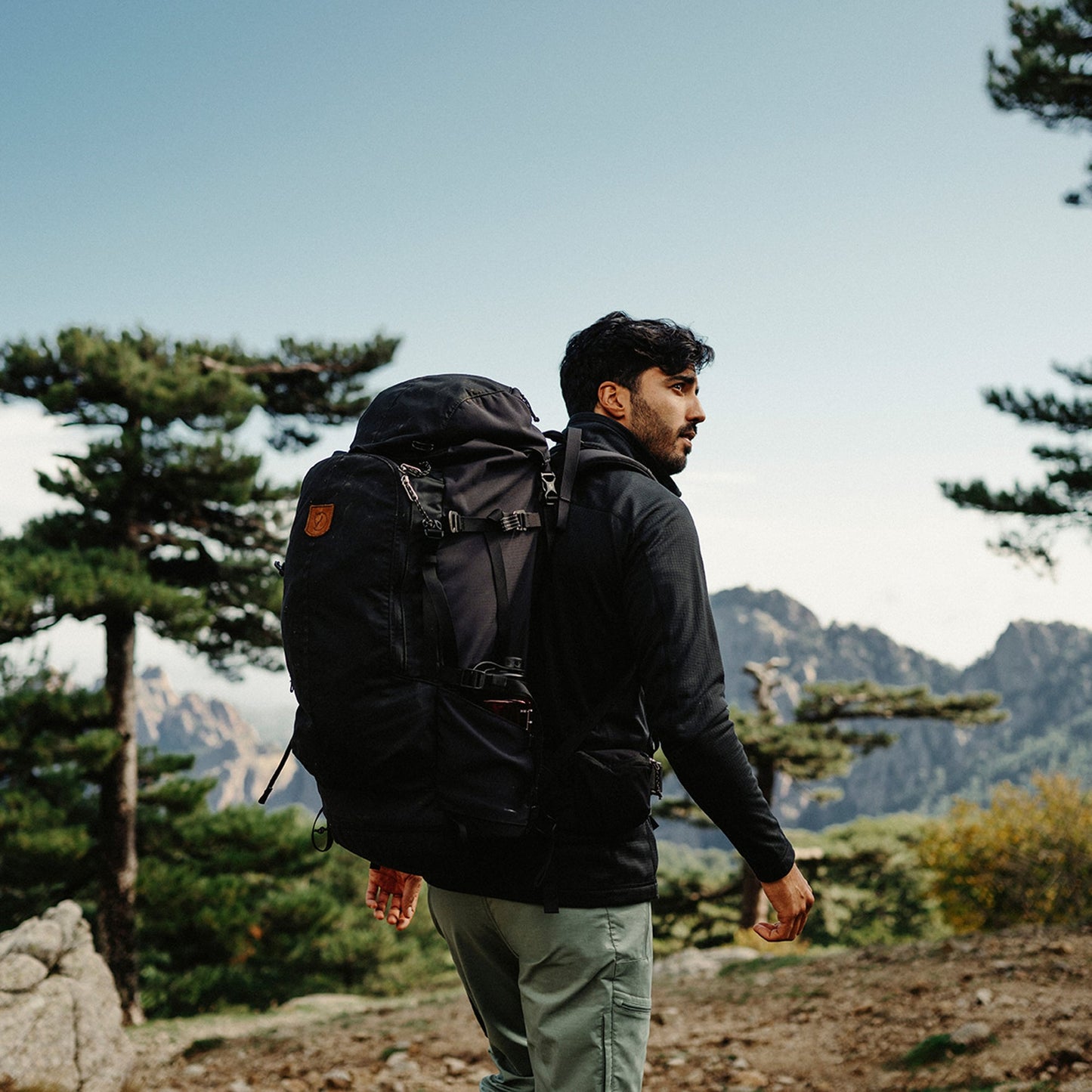 FJÄLLRÄVEN ABISKO HIKE TROUSERS M - BLACK