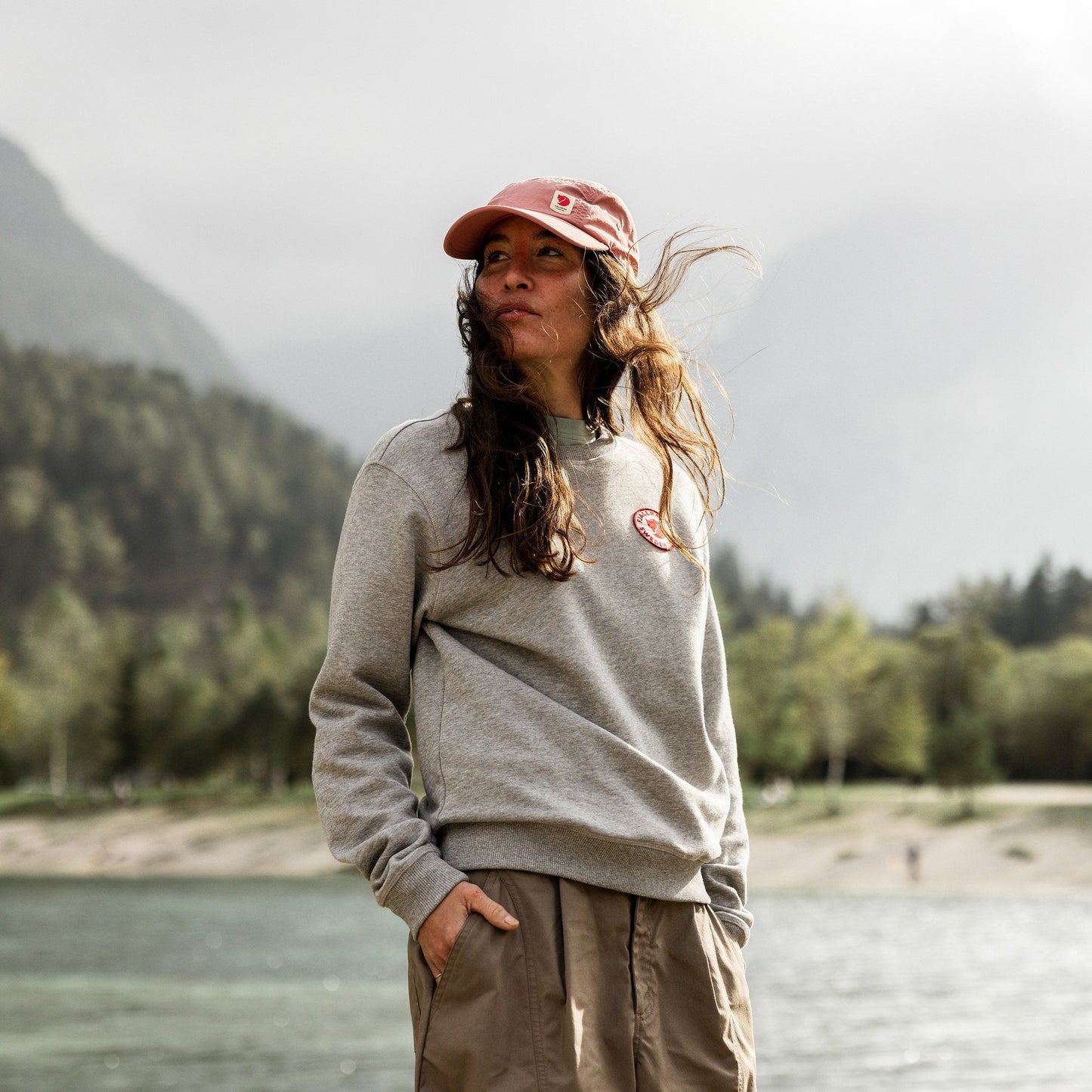 FJÄLLRÄVEN HIGH COAST WIND CAP - DUSTY ROSE