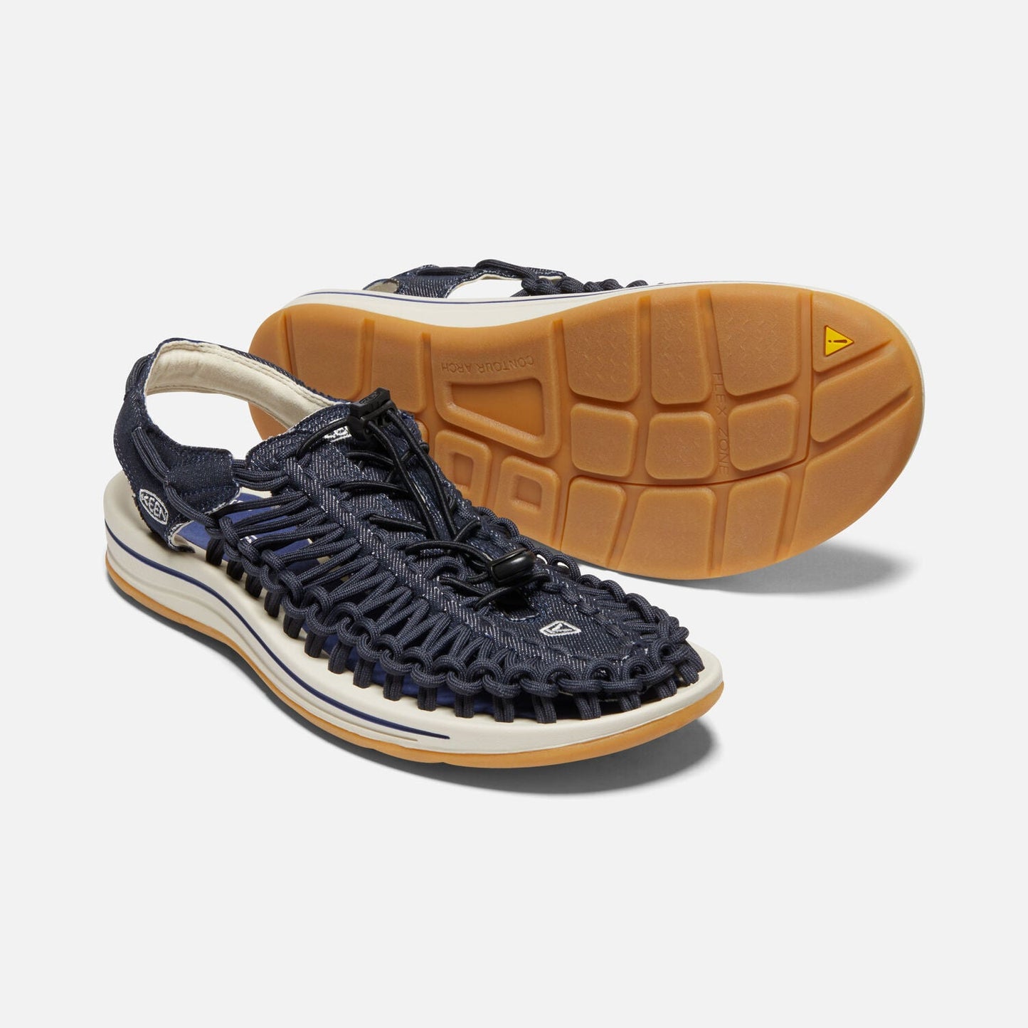 KEEN MEN'S UNEEK CANVAS - NAVY/BIRCH