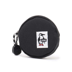 CHUMS RECYCLE ROUND COIN CASE - BLACK