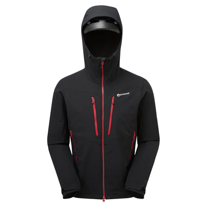 MONTANE MENS DYNO XT SOFTSHELL JACKET BLACK
