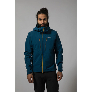 MONTANE MENS DYNO XT SOFTSHELL JACKET NARWHAL BLUE