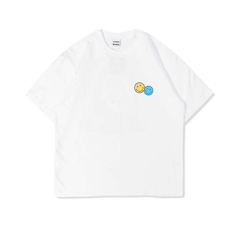 OUTSIDE X SMILEY RAINBOW T-SHIRT